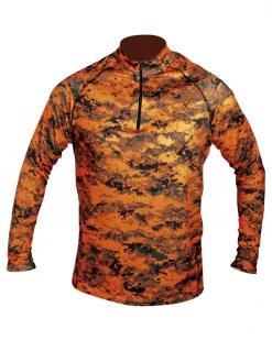 Chemises Et T-Shirts-HART OUTDOOR Hart Aktiva-Z T-Shirt Pixel Blaze