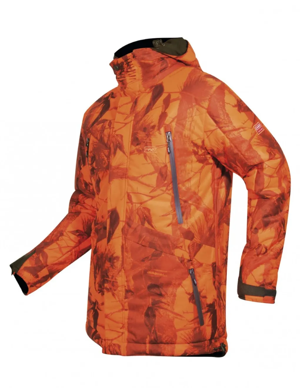 Vestes-HART OUTDOOR Hart Altai-J2D Veste Brown/Camo Blaze Rever