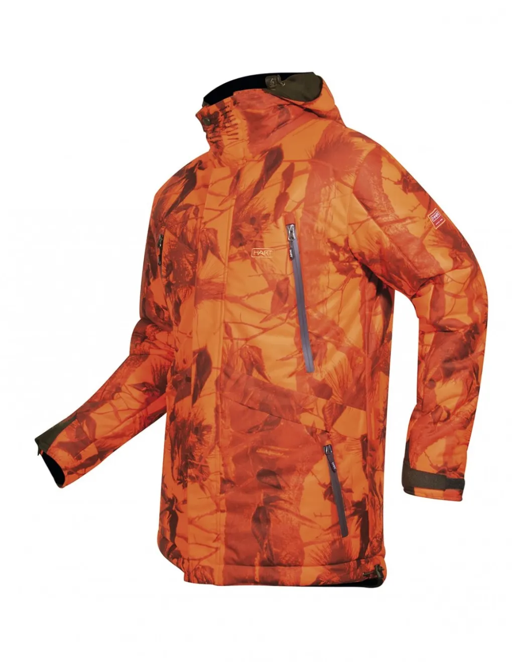 Vestes-HART OUTDOOR Hart Altai-J2D Veste Brown/Camo Blaze Rever