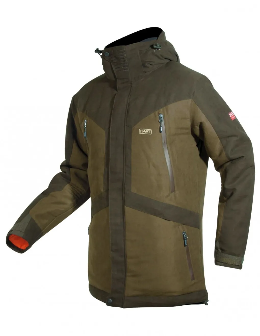 Vestes-HART OUTDOOR Hart Altai-J2D Veste Brown/Camo Blaze Rever