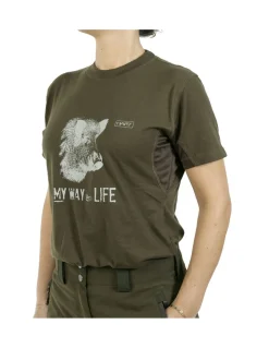 Chemises Et T-Shirts-HART OUTDOOR Hart Branded Basurdet-Shirt Femme