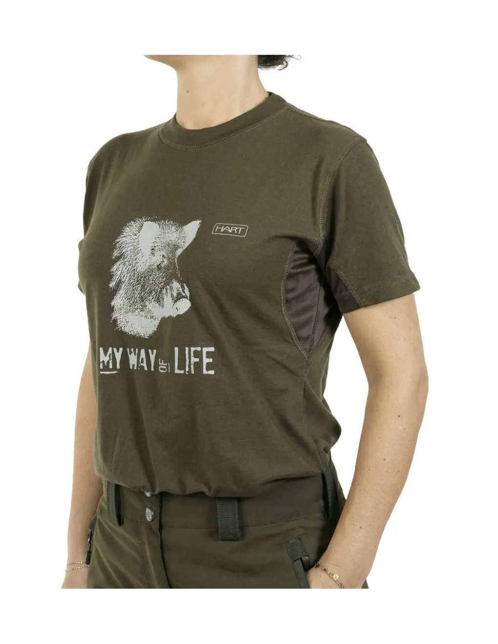 Chemises Et T-Shirts-HART OUTDOOR Hart Branded Basurdet-Shirt Femme