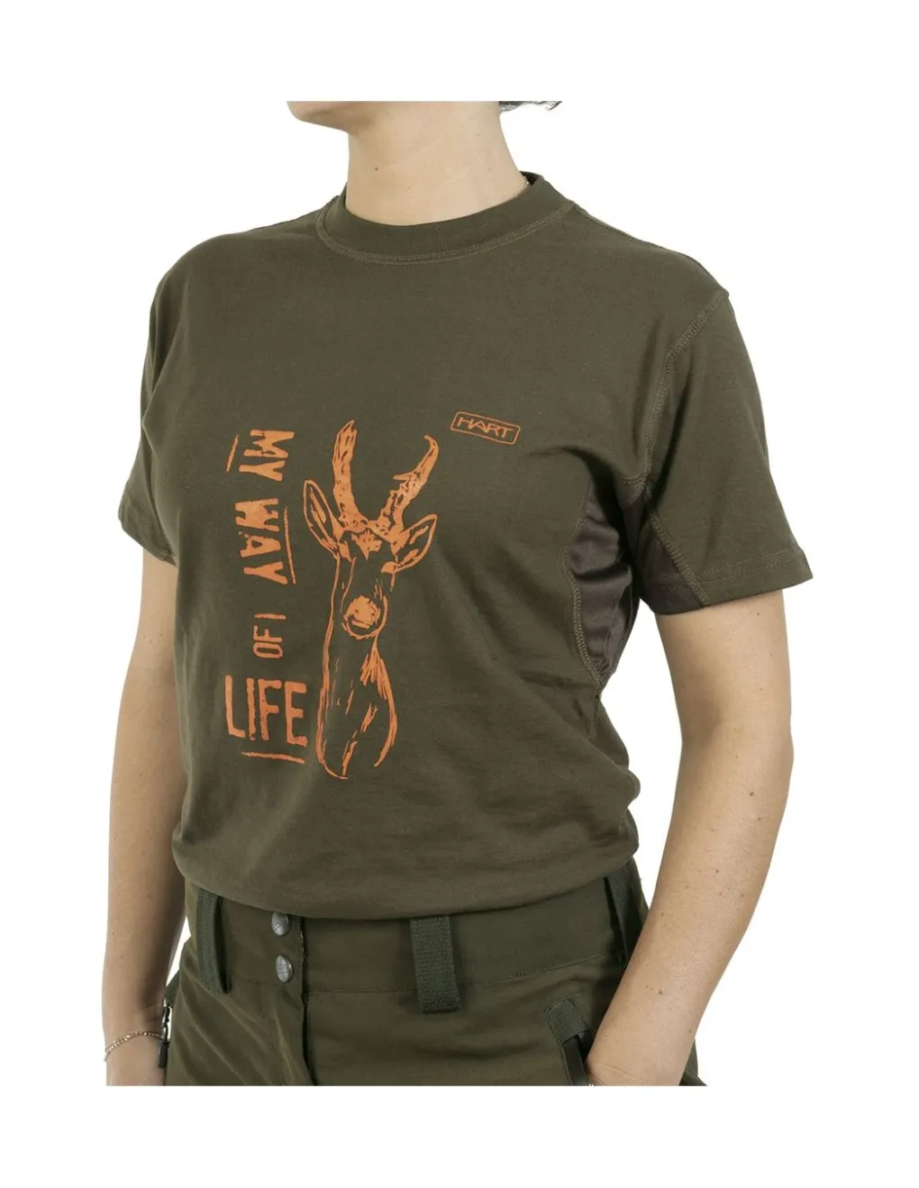 Chemises Et T-Shirts-HART OUTDOOR Hart Branded Roe Deer T-Shirt Femme