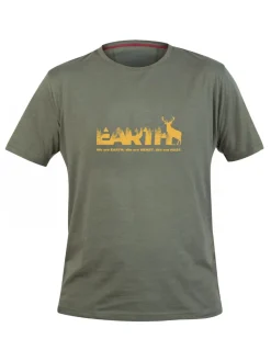 Chemises Et T-Shirts-HART OUTDOOR Hart Earth-Ts T-Shirt Dusty Olive