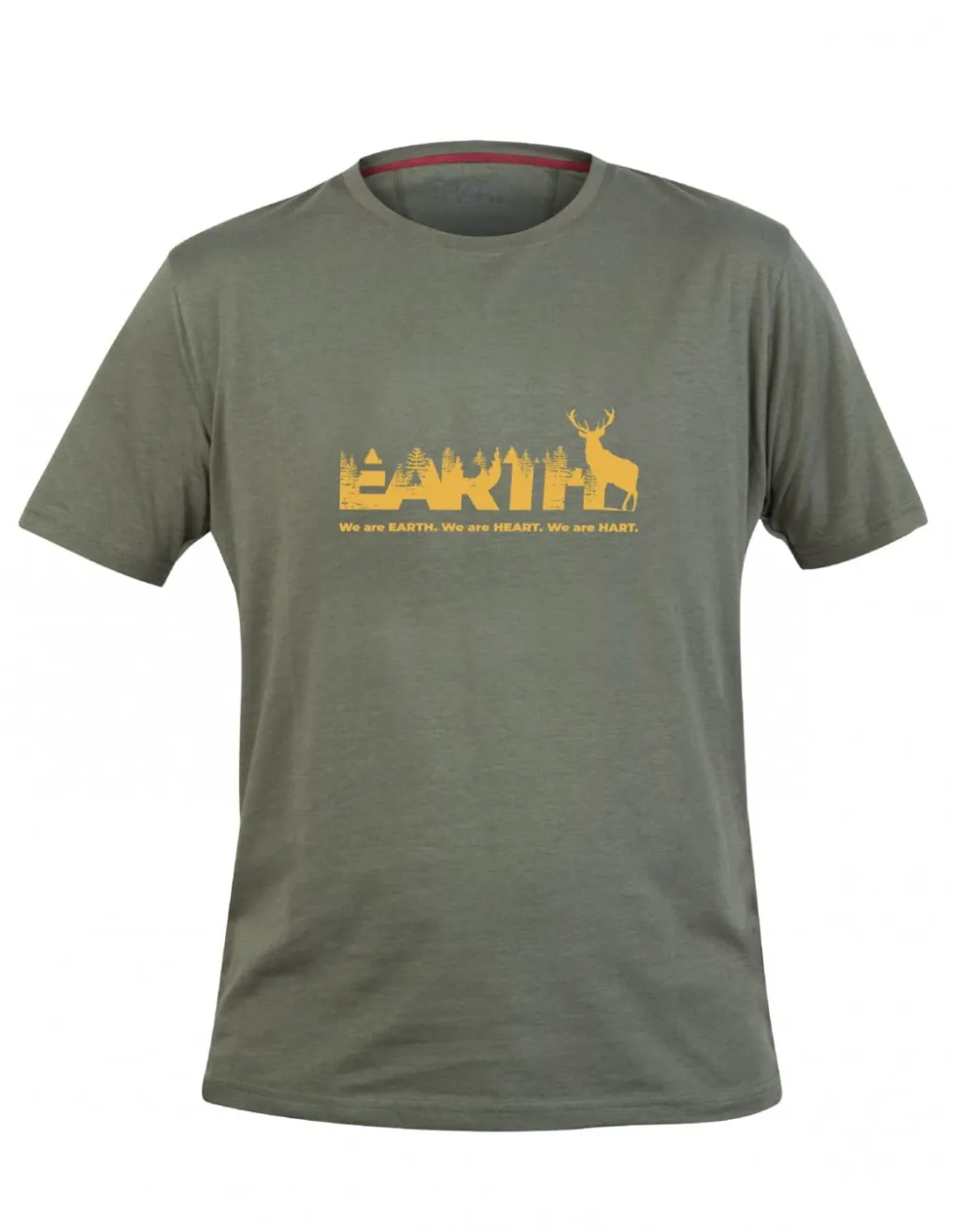 Chemises Et T-Shirts-HART OUTDOOR Hart Earth-Ts T-Shirt Dusty Olive