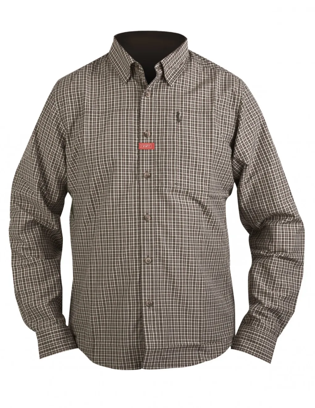 Chemises Et T-Shirts-HART OUTDOOR Hart Eyne Chemise Brown Checked