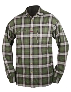 Chemises Et T-Shirts-HART OUTDOOR Hart Ituren Chemise Green Checked