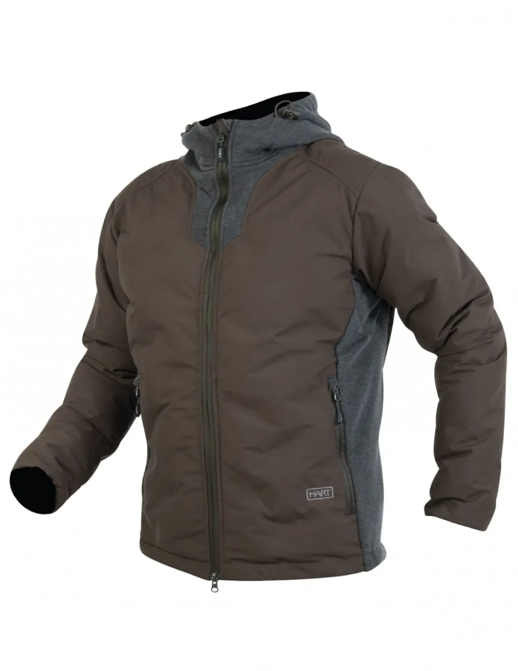 Vestes-HART OUTDOOR Hart Sendai-J Veste Hybride Dark Brown