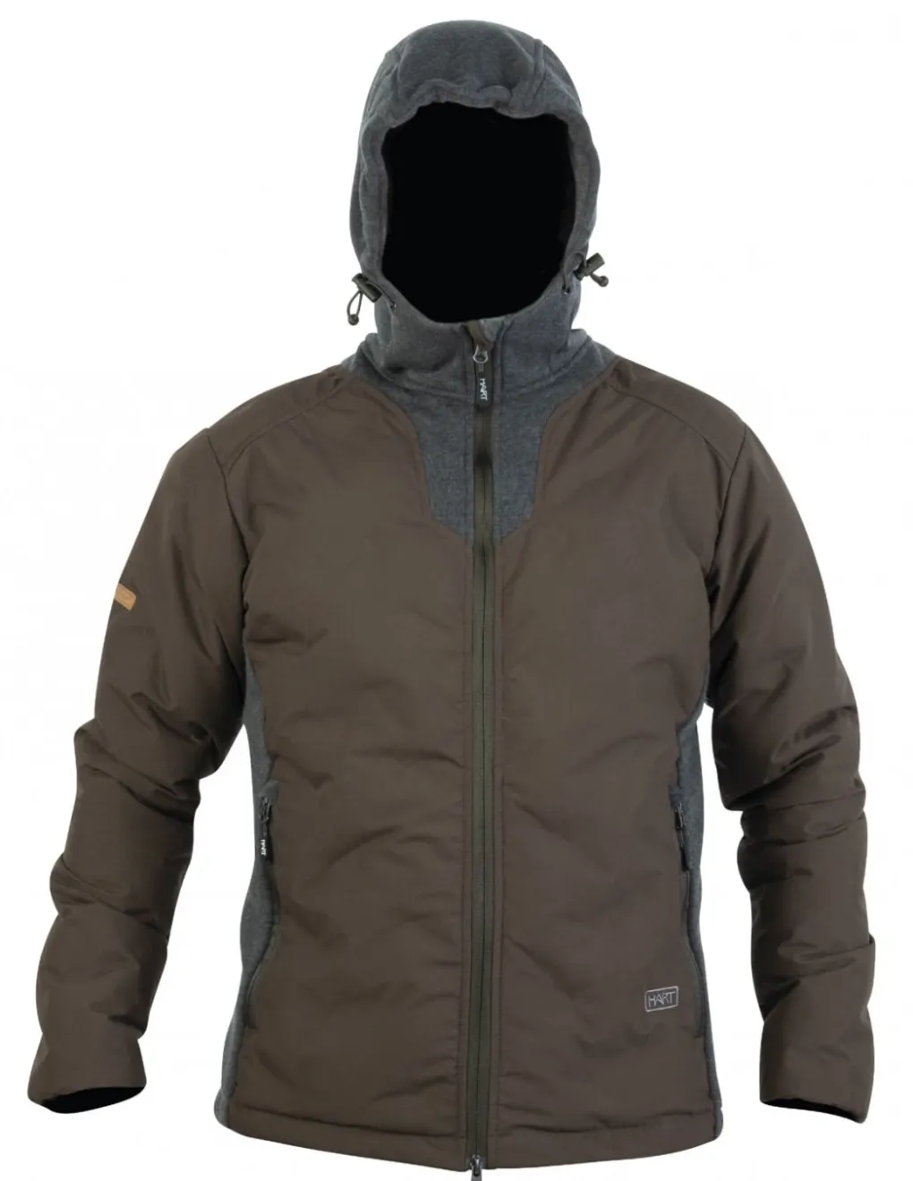 Vestes-HART OUTDOOR Hart Sendai-J Veste Hybride Dark Brown